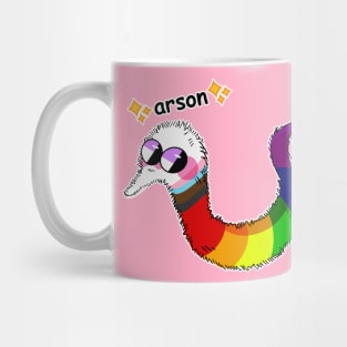 politically charged arson- Progress Flag Variant T-Shirt Mug